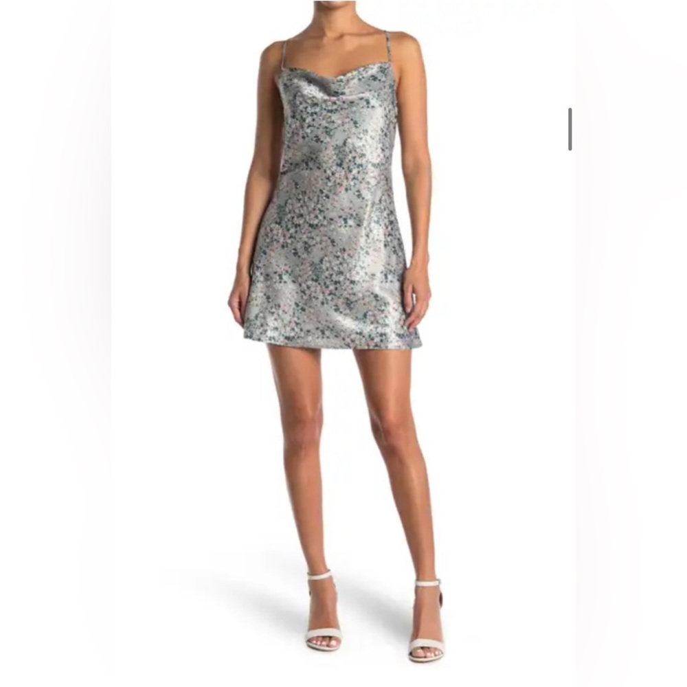 Socialite Cowl-neck Slip Dress